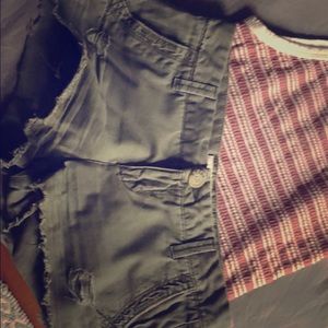 Small dot on back of shorts.